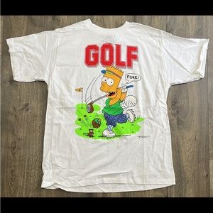 Rare Vintage 1990 Bart Simpson Golf Tee